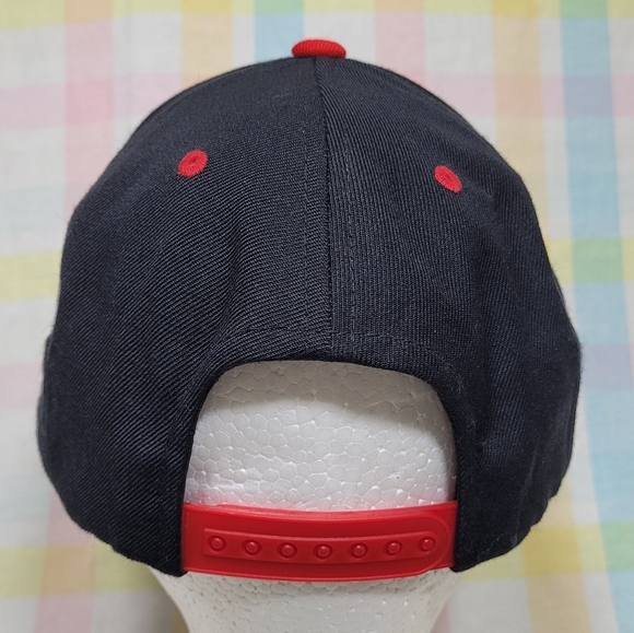 Bone Thugs-N-Harmony snapback red and black flat billed hat embroidered logo - Picture 4 of 7